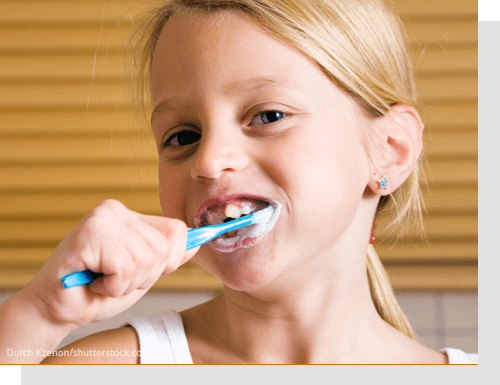 Z�hneputzen Milchz�hne